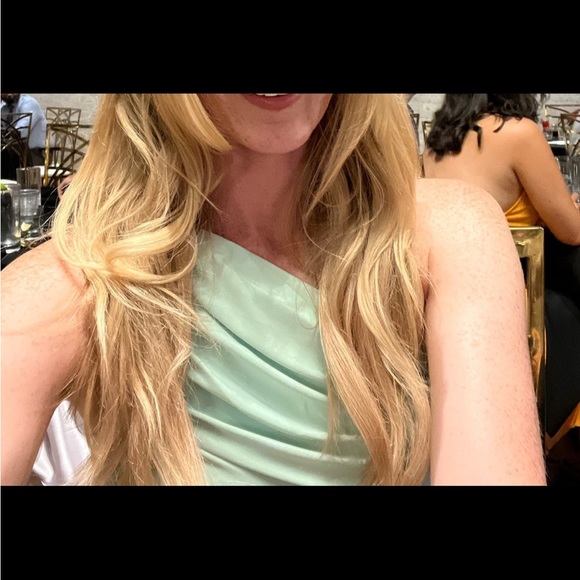 Norma Kamali Diana Mini Dress Seafoam Green - Picture 5 of 5